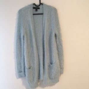 Super Fuzzy Blue Cardigan